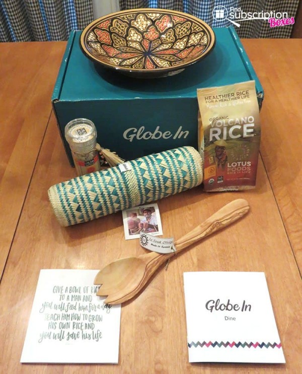 March 2017 GlobeIn Artisan Box Subscription Box Review Dine Coupon