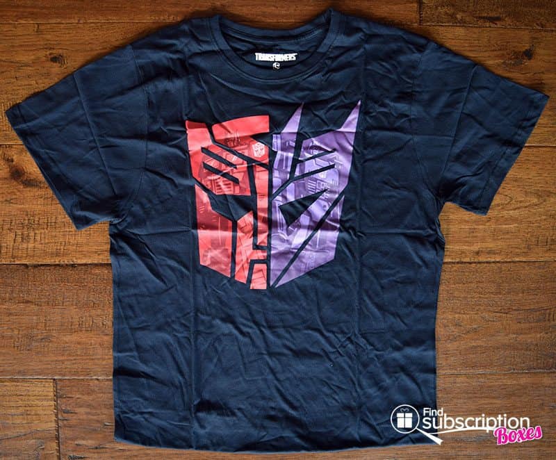 loot crate transformers shirt