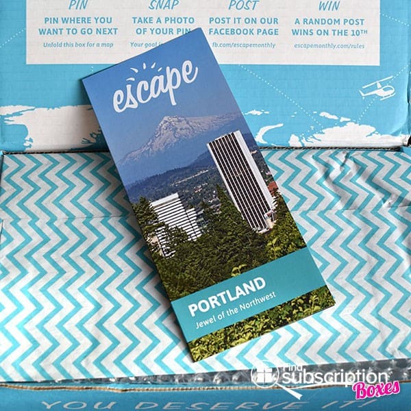 Escape Monthly January 2015 Portland Box Review - Vacation Subscription ...