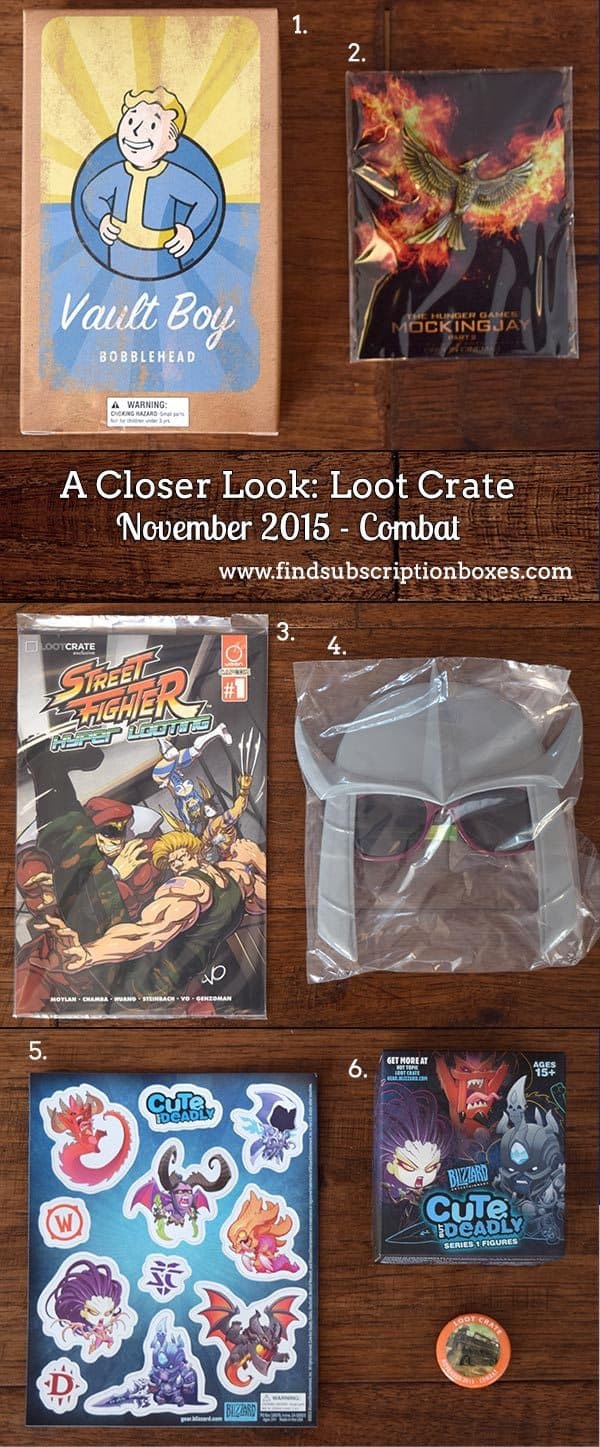 Geekology: Loot Crate November 2015 Combat box review