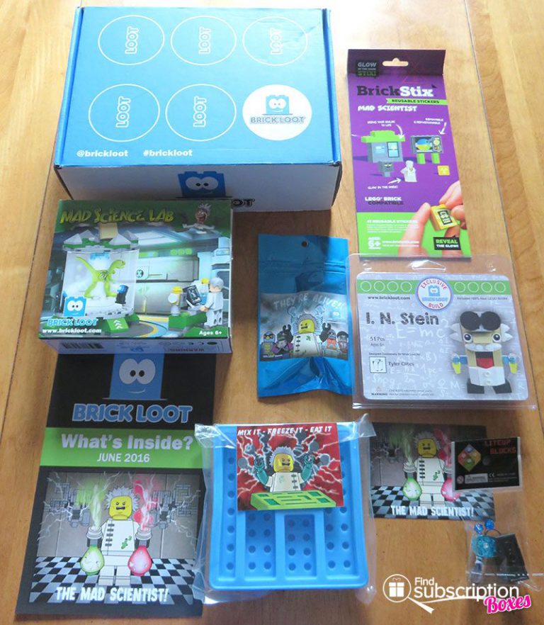 Brick Loot June 2016 Review + Coupon | Find Subscription Boxes