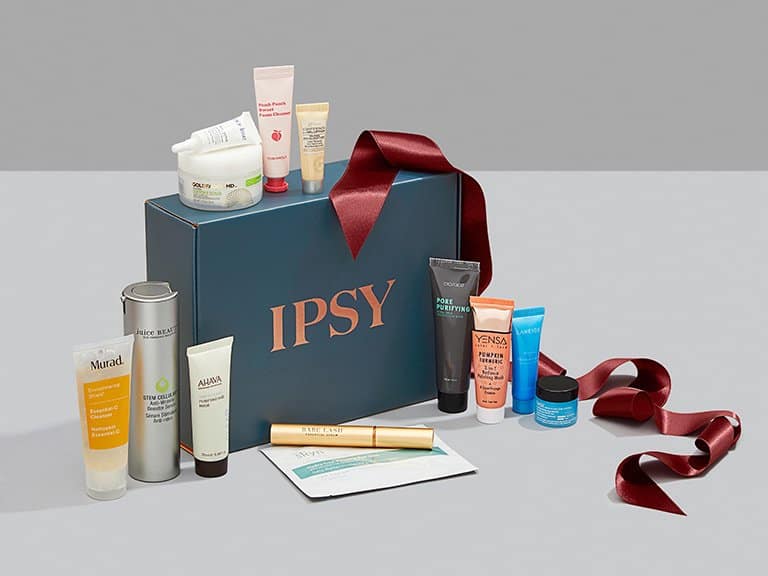 Ipsy Beauty Box sampling of beauty products